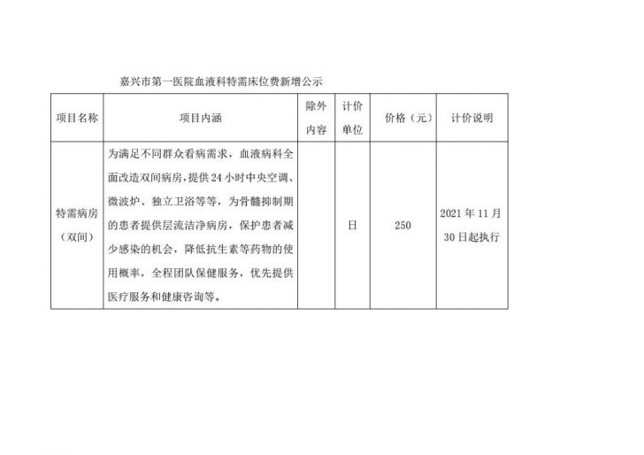 尊龙凯时血液科特需床位费新增公示.jpg